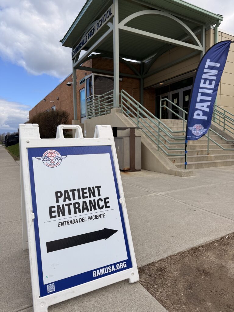 Southern Adk Health Initiative hosts the 6th annual RAM free healthcare clinic on April 3-4, 2027 at Schuylerville High School